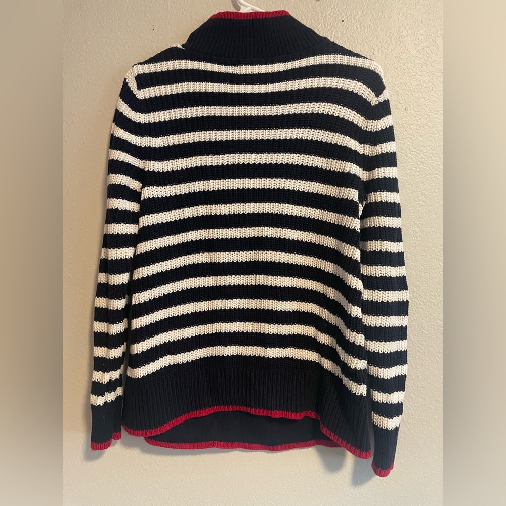 Loft Button Mockneck Sweater - Picture 2 of 3